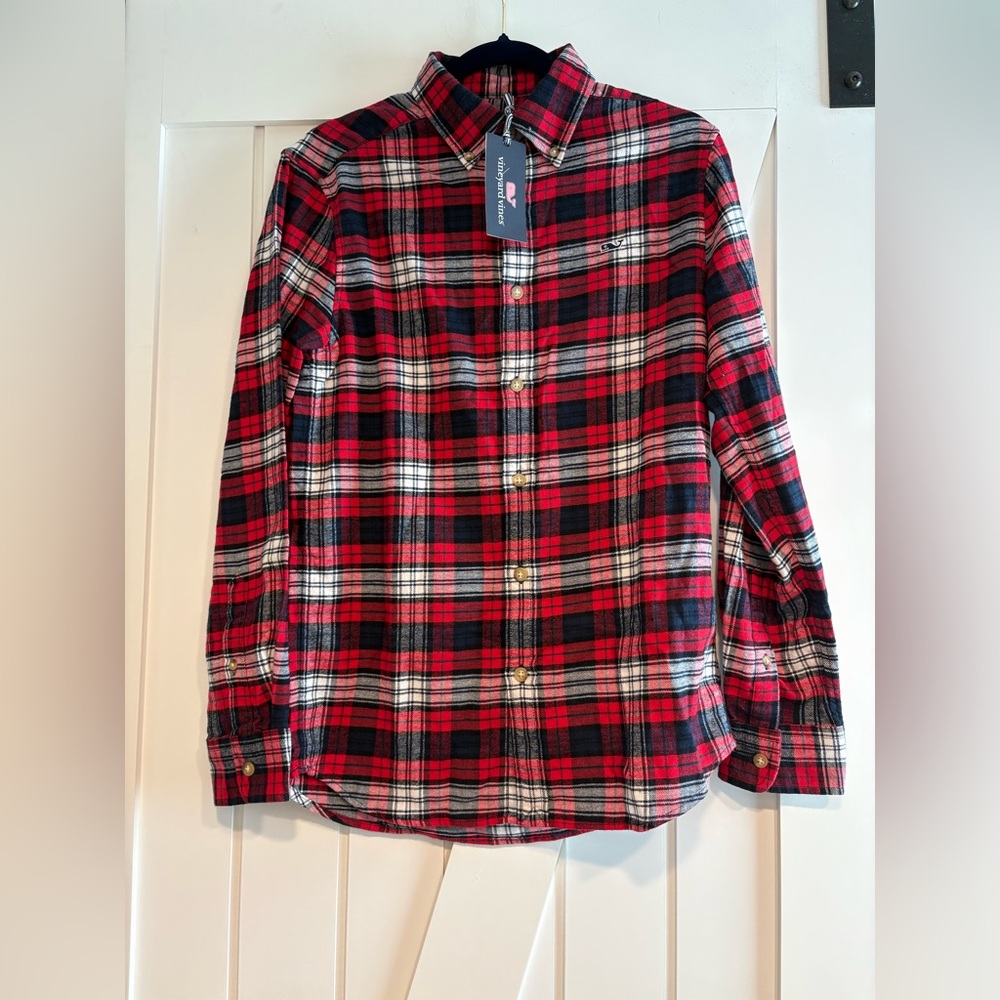 NWT. Men’s Vineyard Vines Plaid Shirt